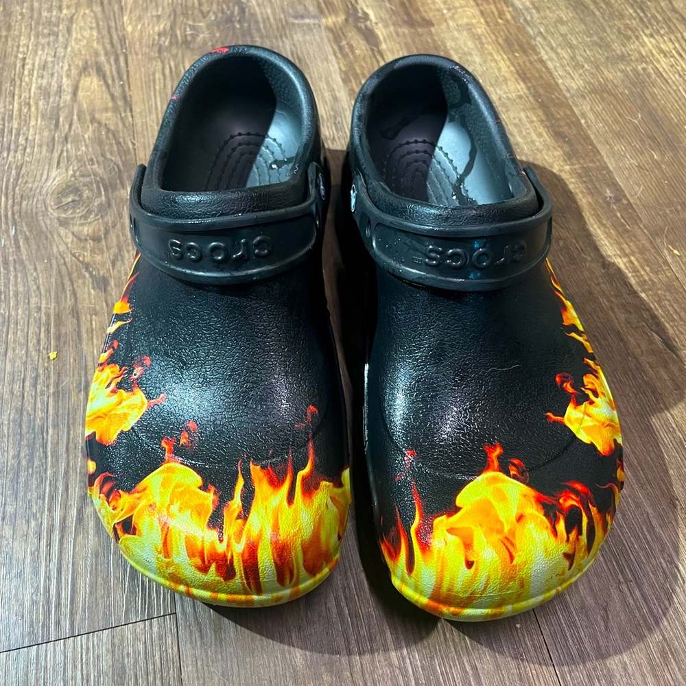 Mens Flame Bistro Work Clog